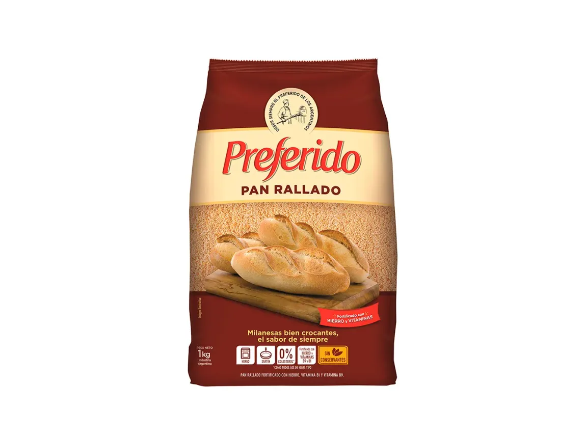 Pan Rallado Preferido 1kg