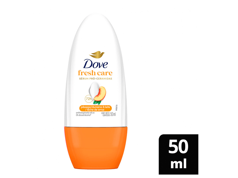 Dove Rollon Feme Durazno 50g