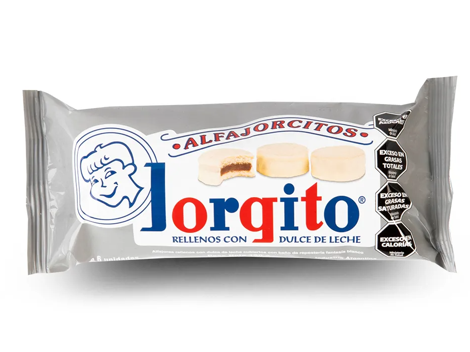 Alfajorcitos Jorgito Leche x6 155g