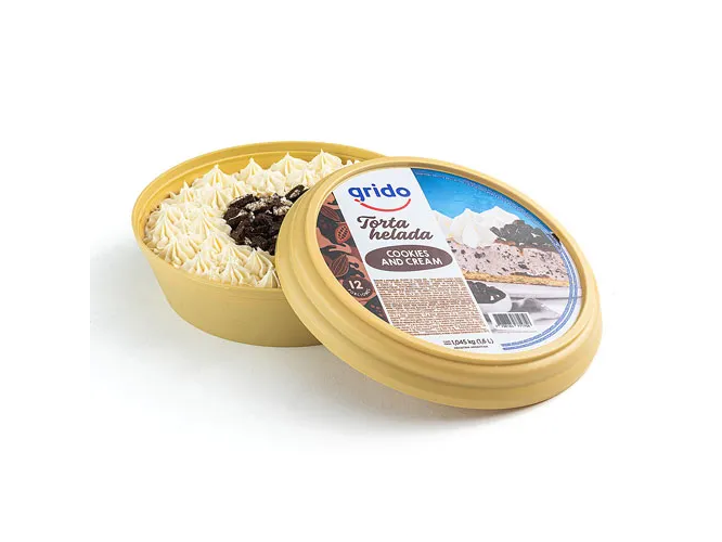 Torta Helada Grido Cookies y Cream 1,6k