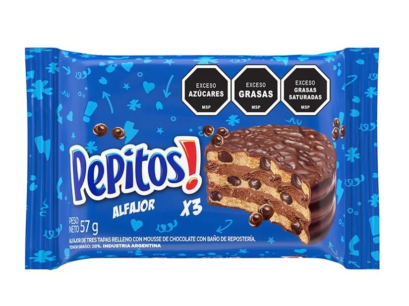 Alfajor Pepitos! Triple 57g