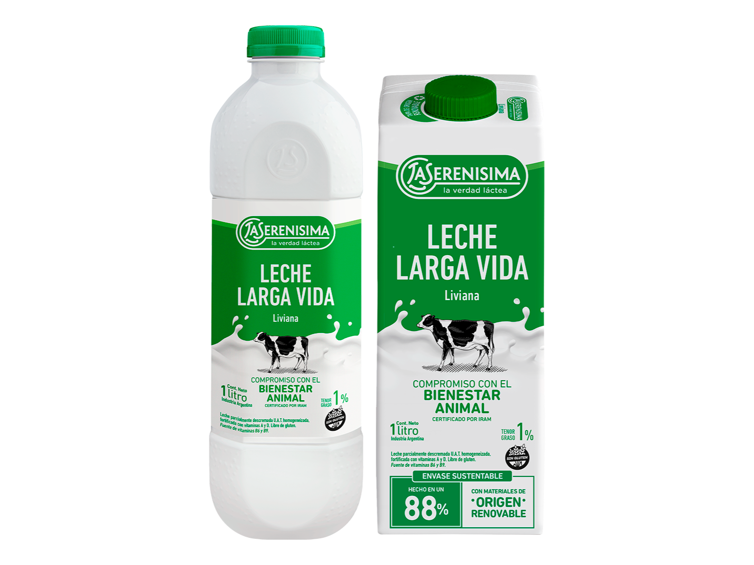 Leche Descremada La Serenisima Tetra 1L
