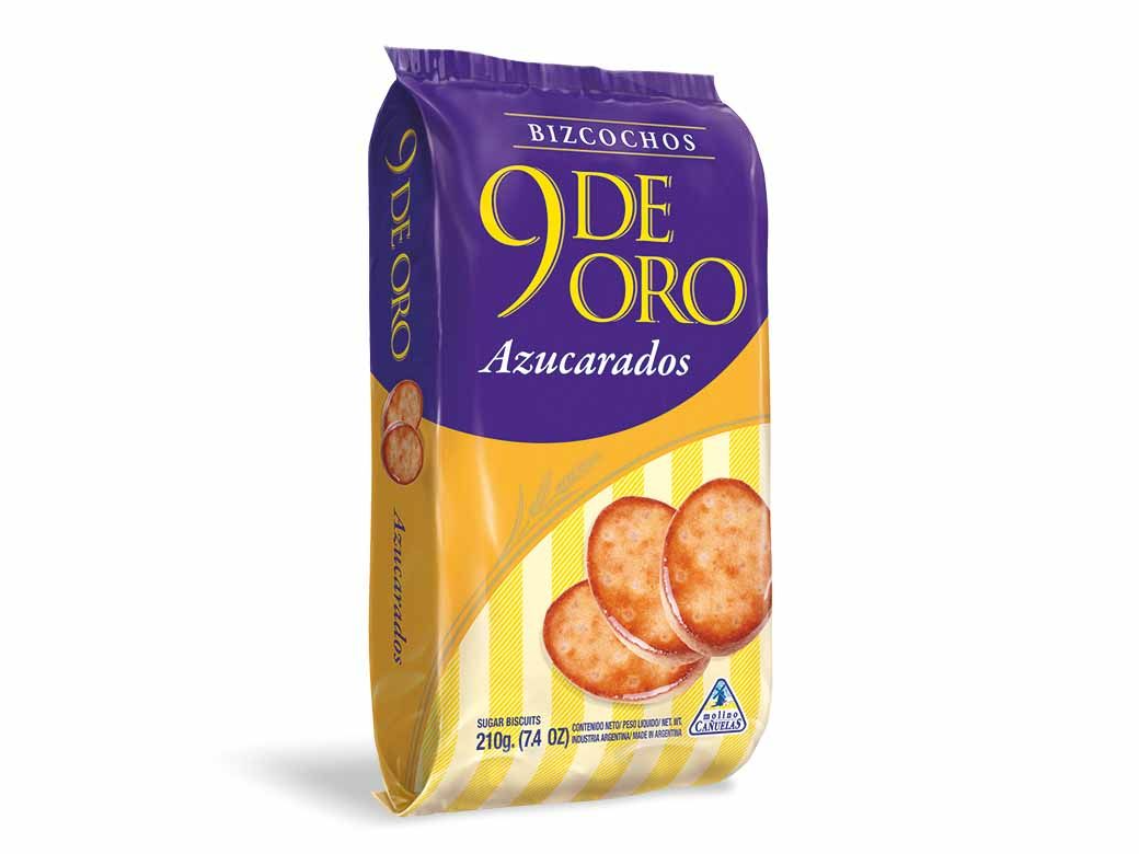 9 de Oro Bizcochos Azucarados 210g