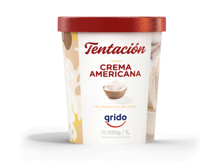 Grido Tentacion Crema Americana