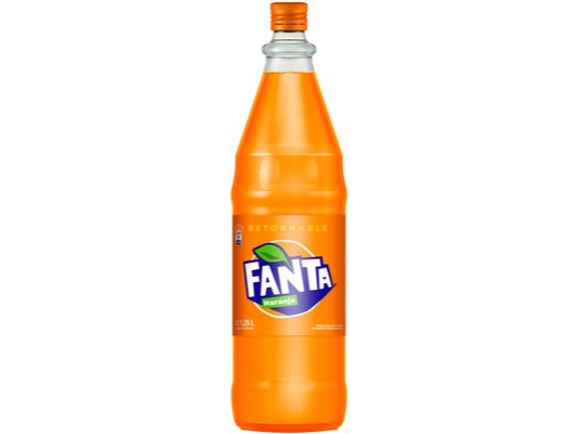 Fanta Vidrio 1L