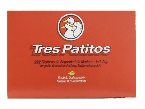 Fosforos Tres Patitos 222un