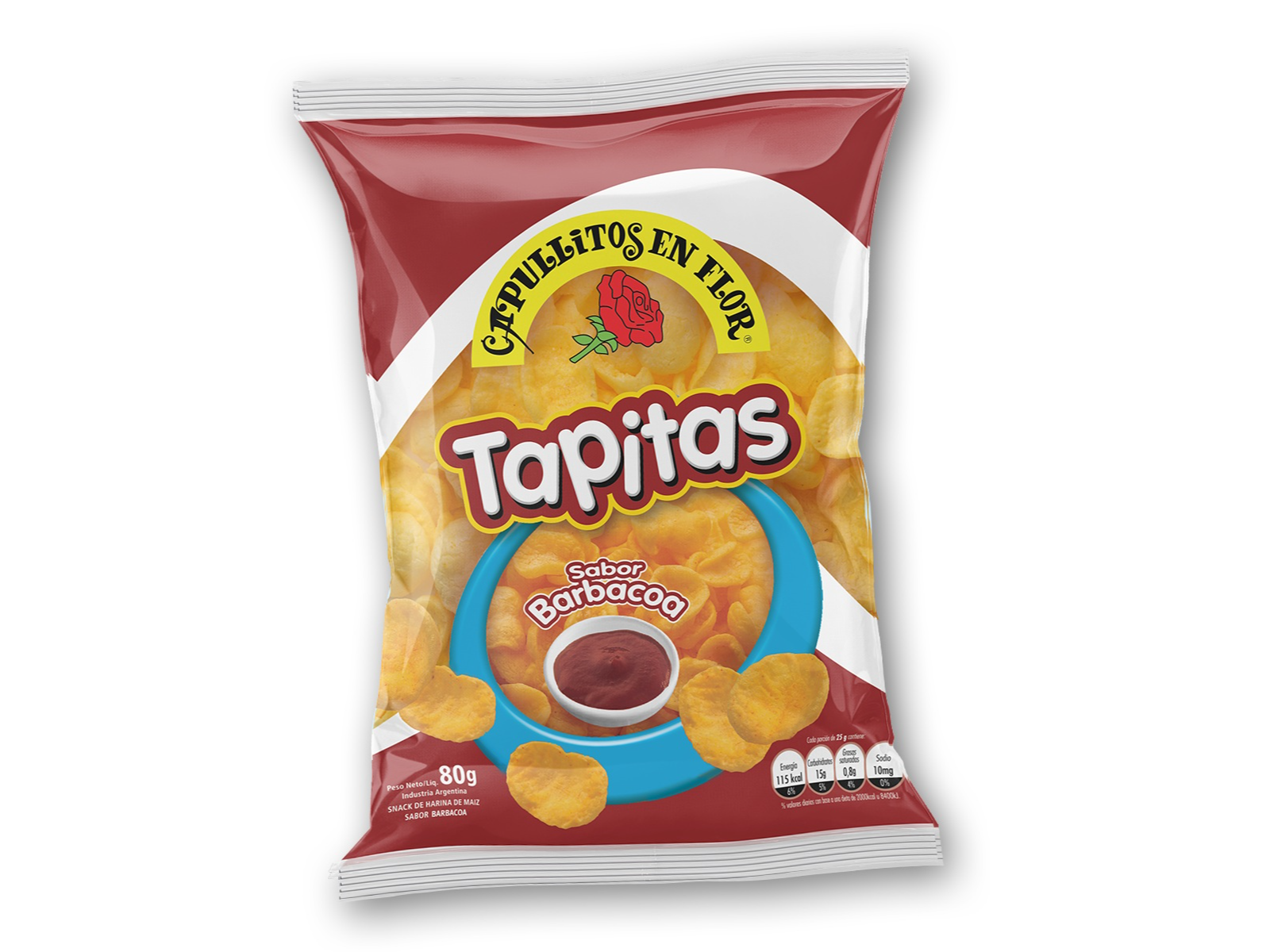 Tapitas Barbacoa Cap. En Flor 80g
