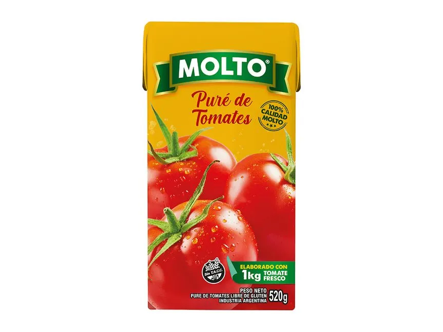 Molto Pure De Tomate 520g