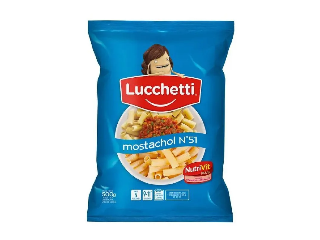 Fideo Mostachol Luchetti 500g