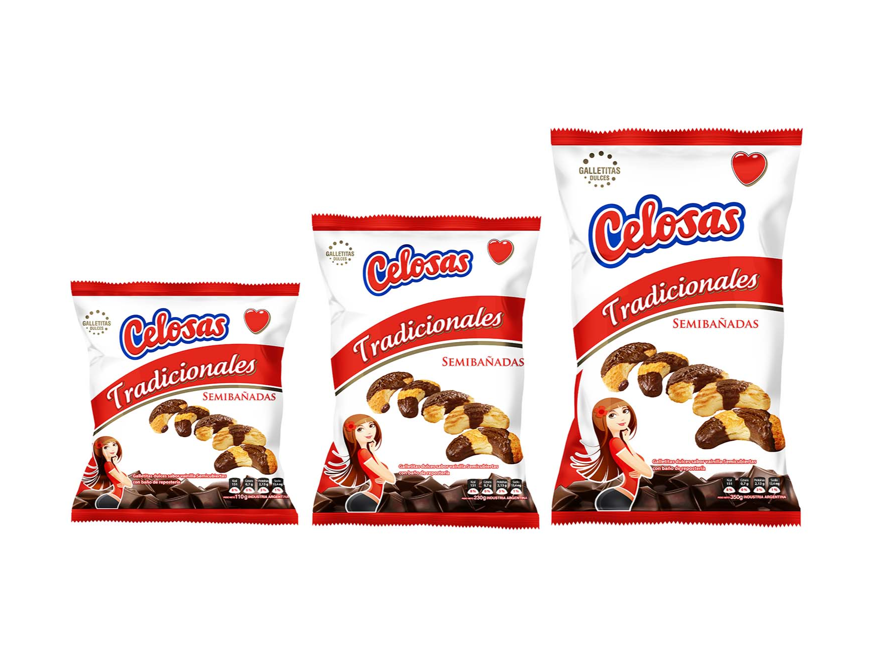 Celosas Tradicional Bañadas 230g