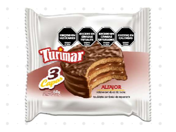 Alfajor Turimar Negro Triple 60g