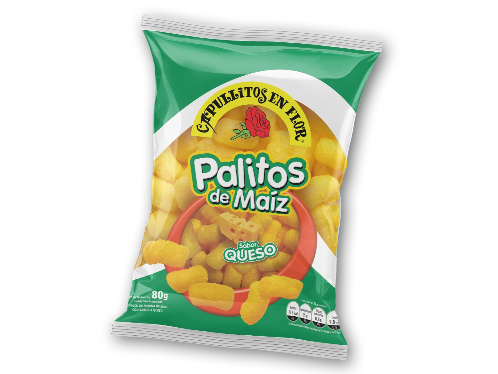 Chizitos Maiz Cap. En Flor 80g