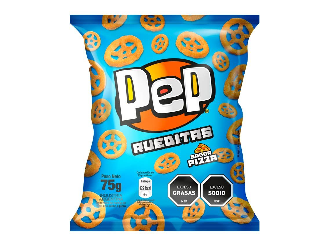 Rueditas PEP Pizza 74g