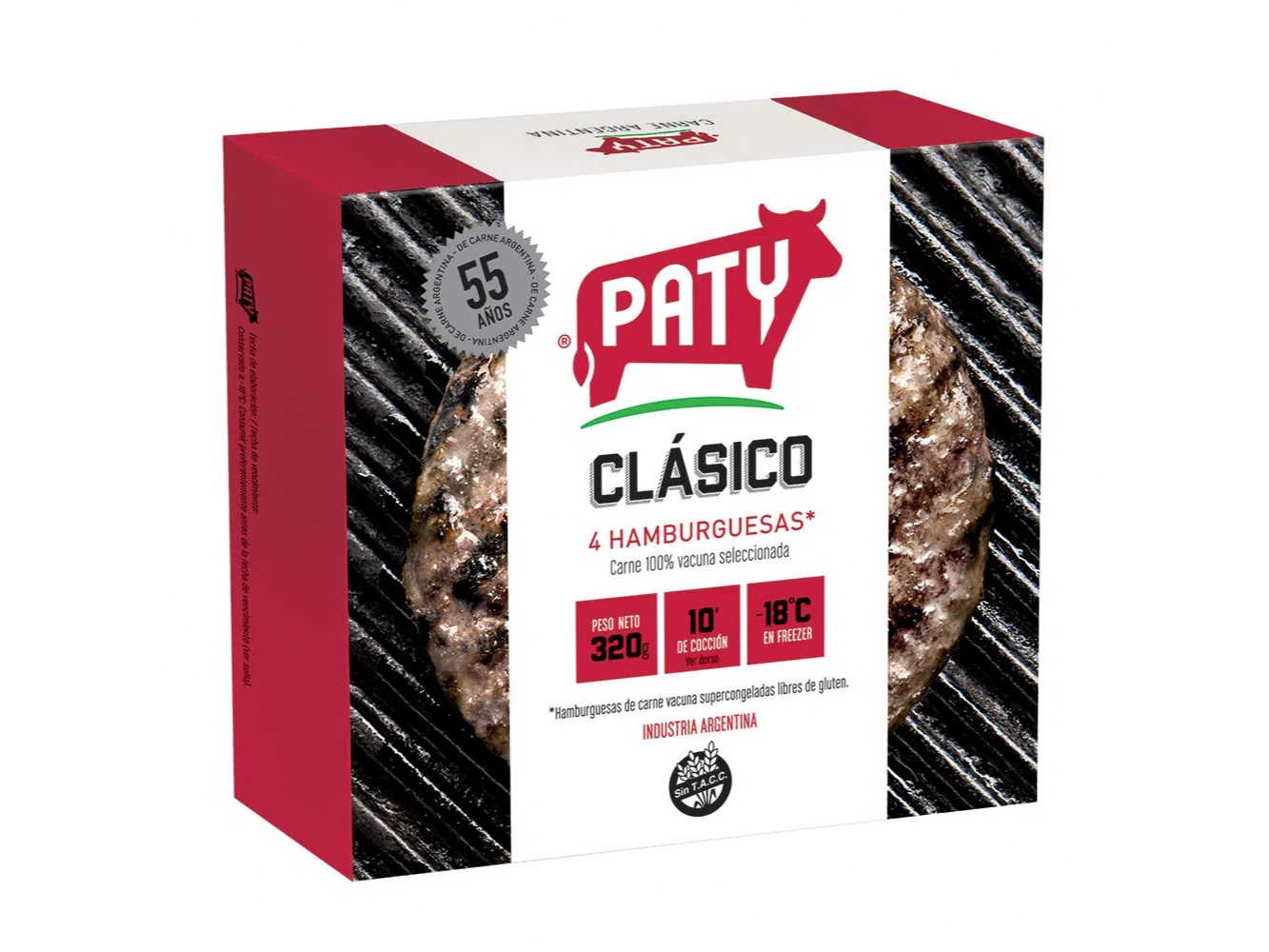 Paty Hamburguesa Clasica 4x320g