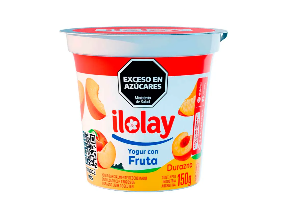 Ilolay Yogur Durazno150g