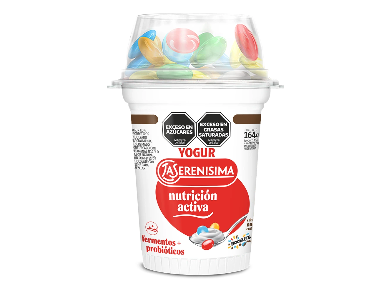 Yogur Con Rocklets La Serenísima Clásico 164g