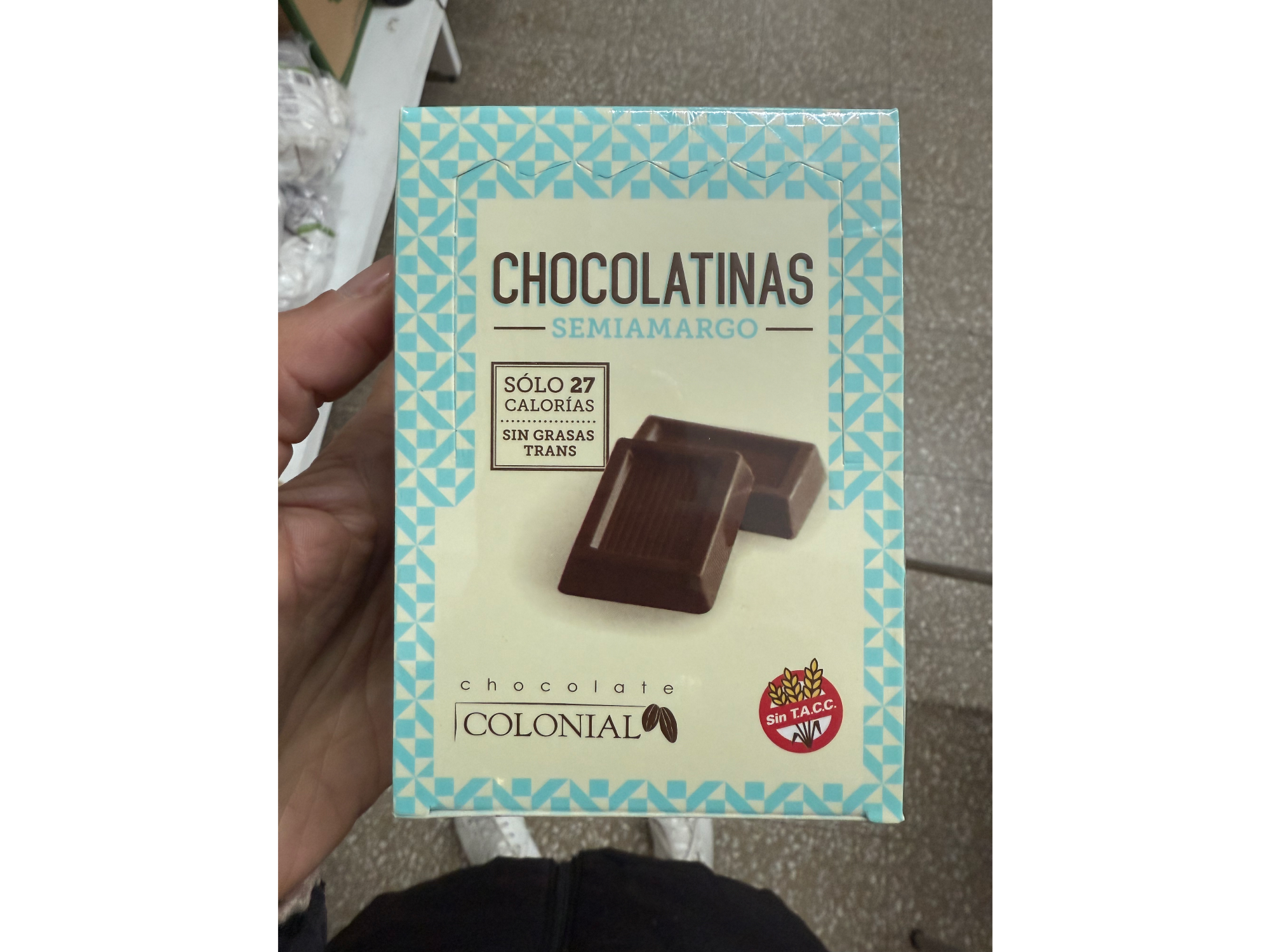 Chocolatinas 50 unid chocolate semiamargo