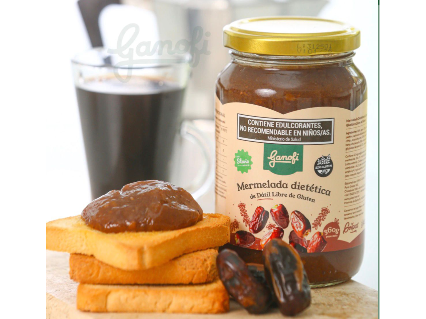 Mermelada de datiles con Stevia