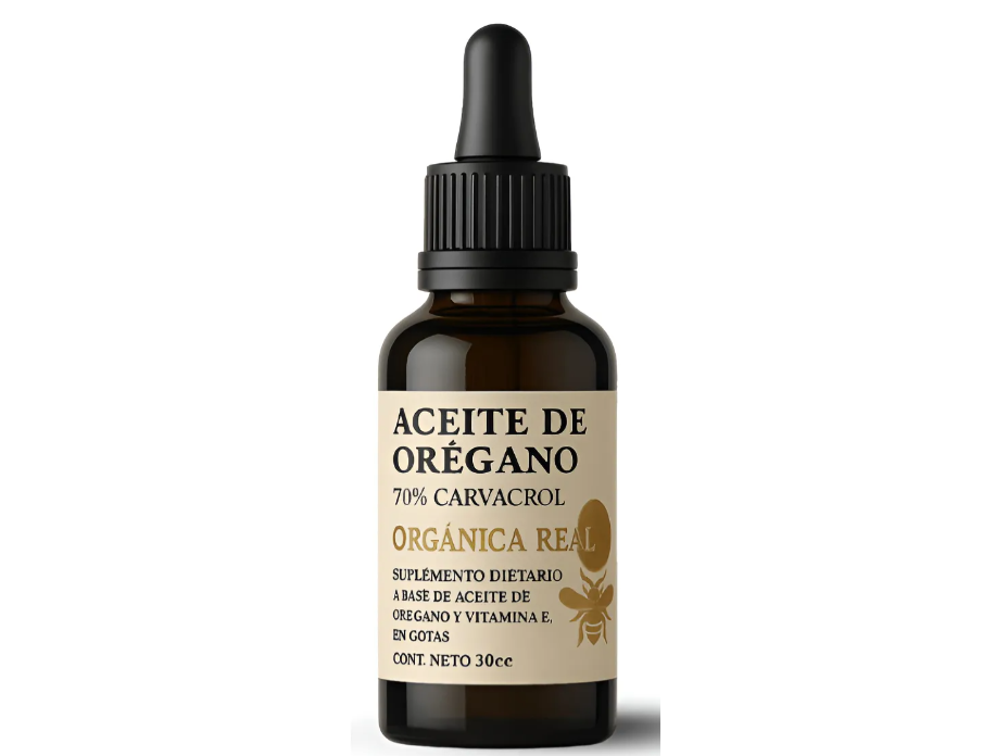 ACEITE DE OREGANO 70% CARVACROL ORGANICA REAL 30ml