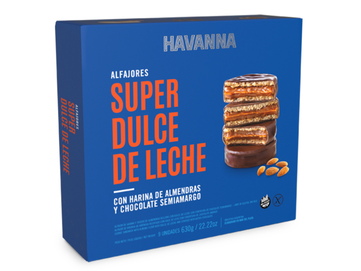 ALFAJORES SUPER DULCE DE LECHE x 9un. Sin tacc