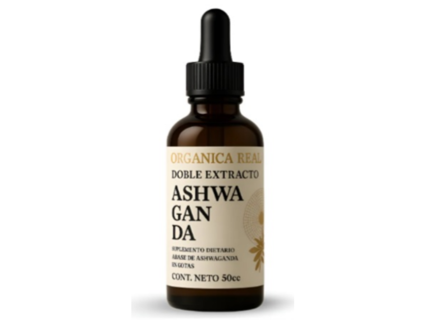 TINTURA MADRE DE ASHWAGANDA ORGANICA REAL 50cc