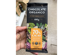 Chocolate 70% cacao organico