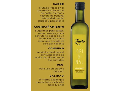 Aceite de Oliva Original Zuelo extra virgen
