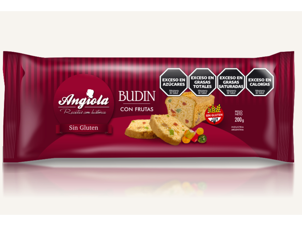 Budín con frutas sin tacc