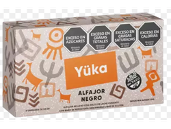 Caja alfajor yuka x 6 chocolate