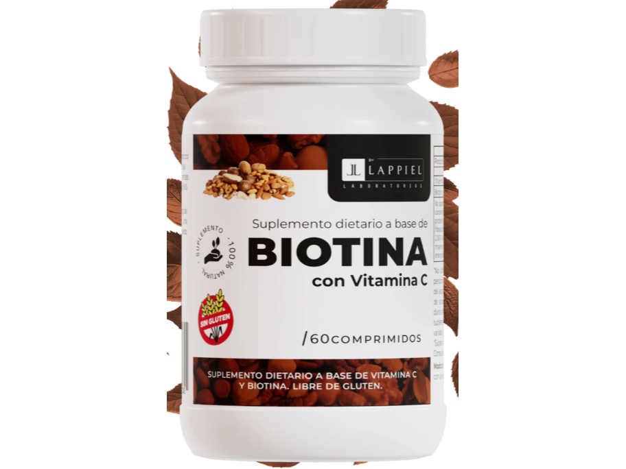 Biotina con vitamina C x 60 Comprimidos Lappiel