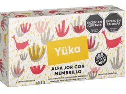 Caja de alfajor Yuka x 6 membrillo