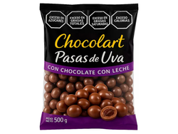 Pasa de uva con chocolate con leche 500gr