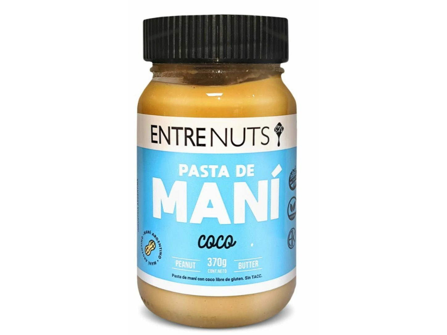 Pasta de maní con coco