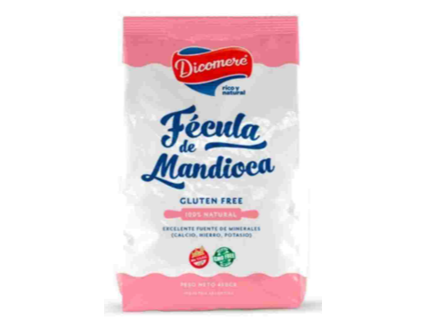 Fecula de mandioca x 450 gs sin tacc Dicomere