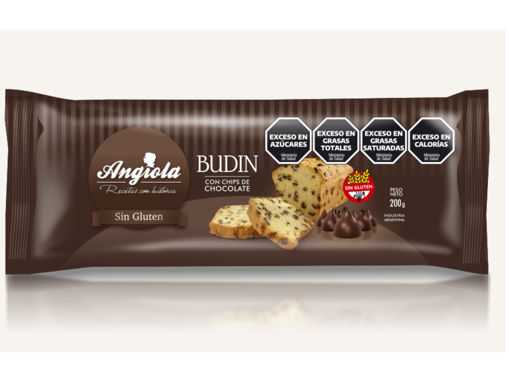 BUDÍN CON CHIPS DE CHOCOLATE Sin tacc