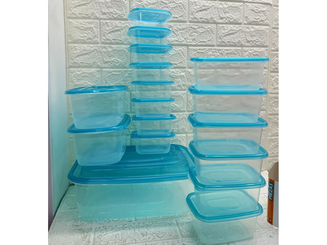 SET DE TUPPER 17 PCS LELONG