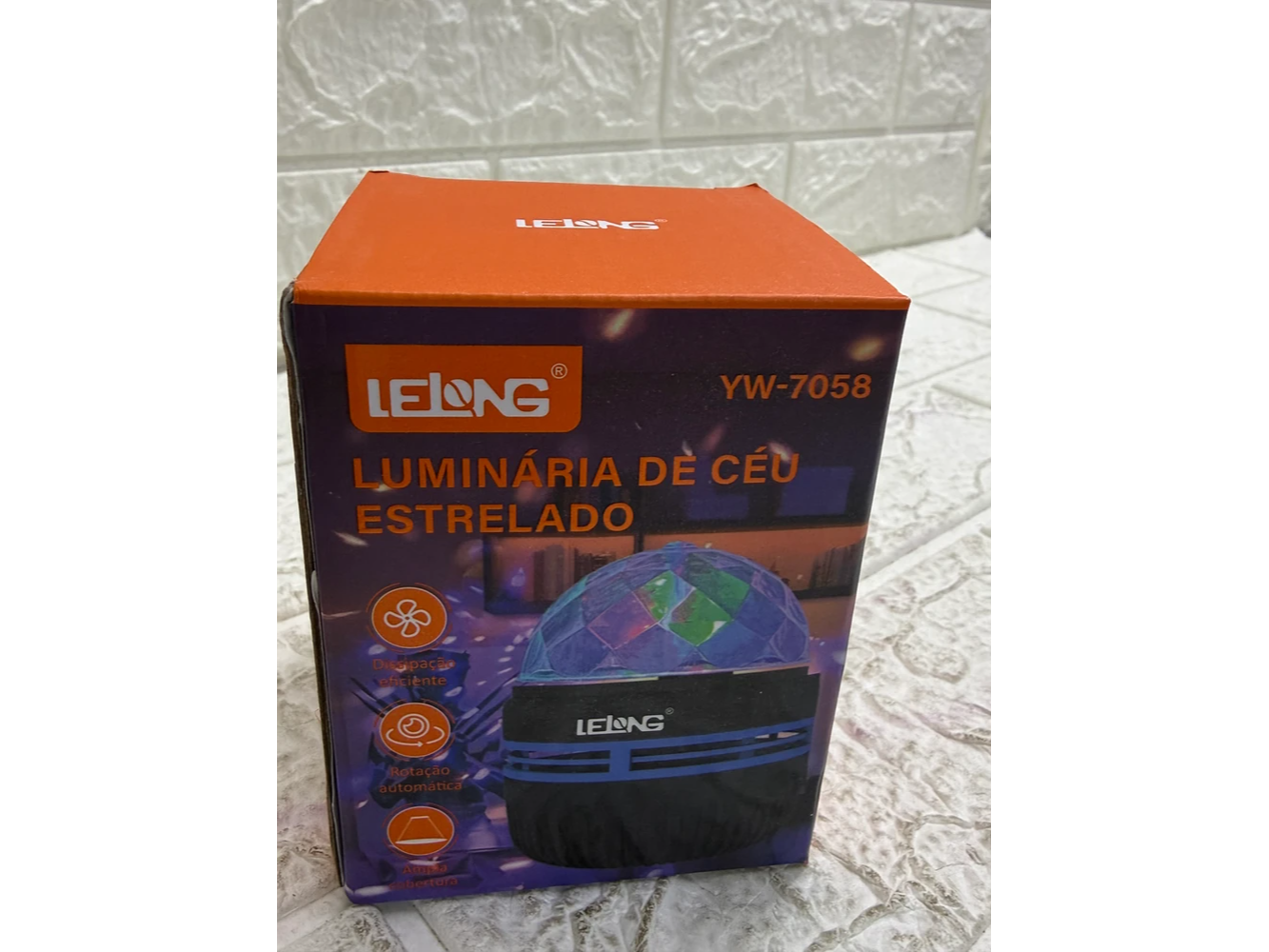 PROYECTOR BOLA DE LUZ LED ESCRITORIO GIRATORIA - LUMINARIA BOLICHERA - LELONG - YW-7058