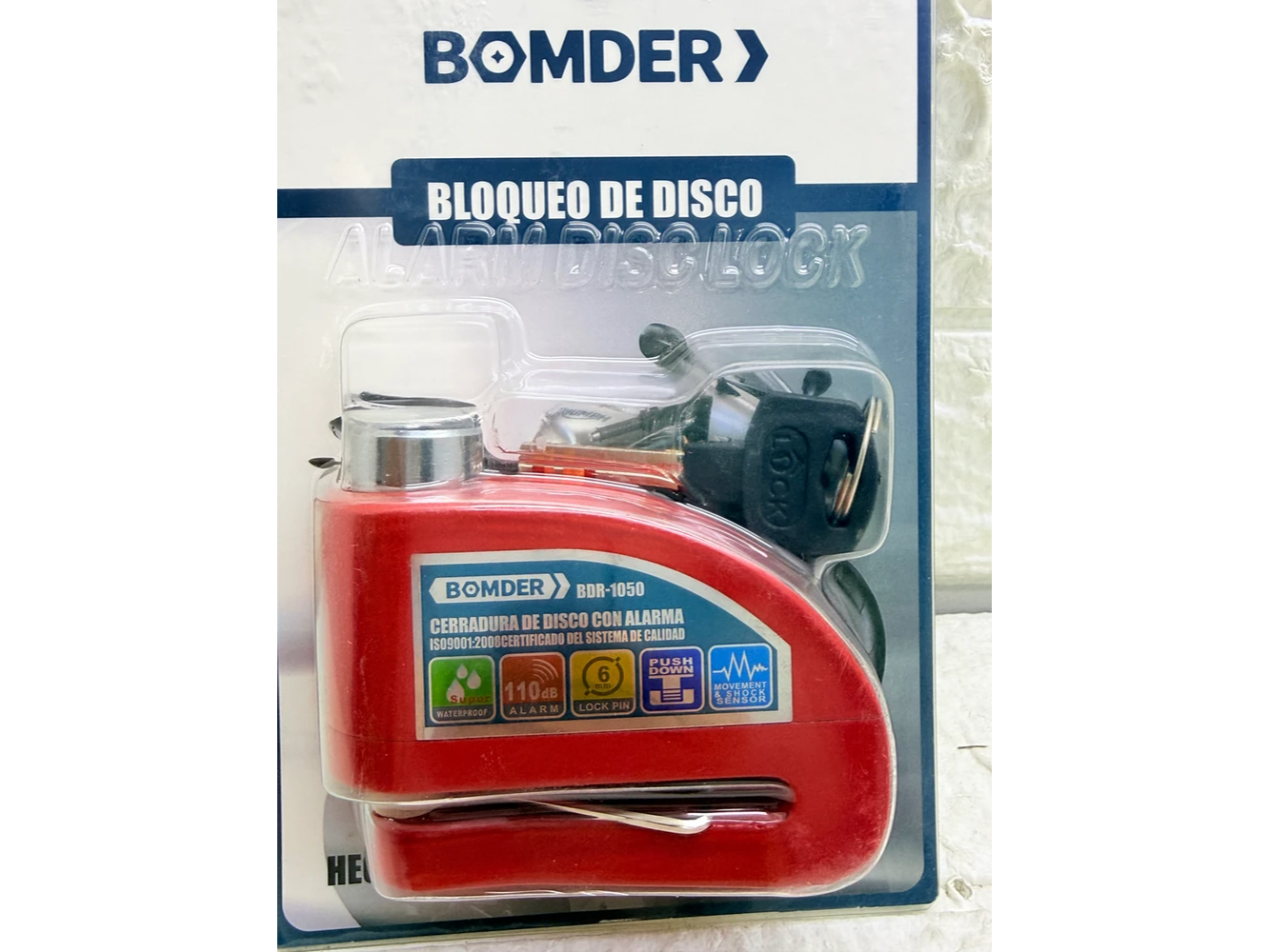 Candado bloqueo de disco