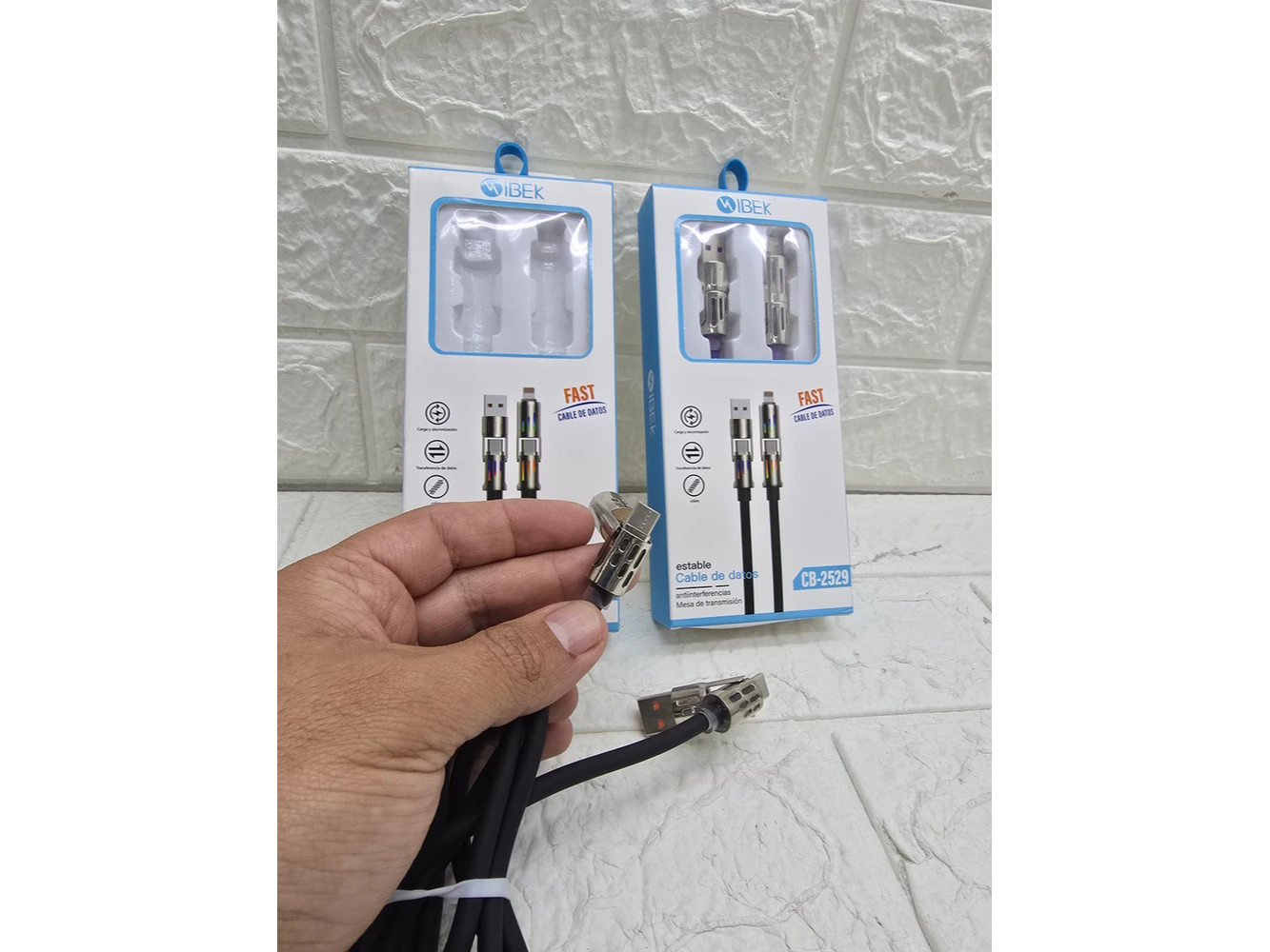 CABLE IBEK PUNTAS METALICAS