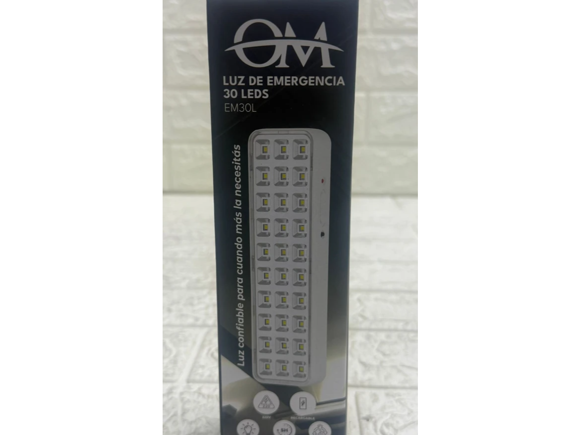 LUZ DE EMERGENCIA 30 LEDS - OM - EM30L