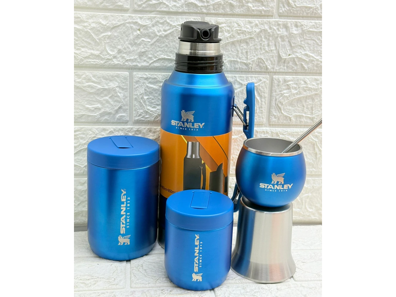 KIT TERMO 1 LITRO, MATE , YERBERA PATRICK 6214S