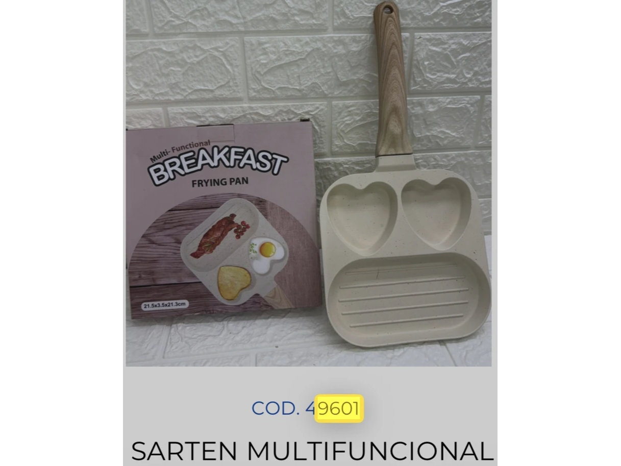 SARTEN MULTIFUNCIONAL - MULTI-FUNCTIONAL BREAKFAST FRYING PAN - LELONG