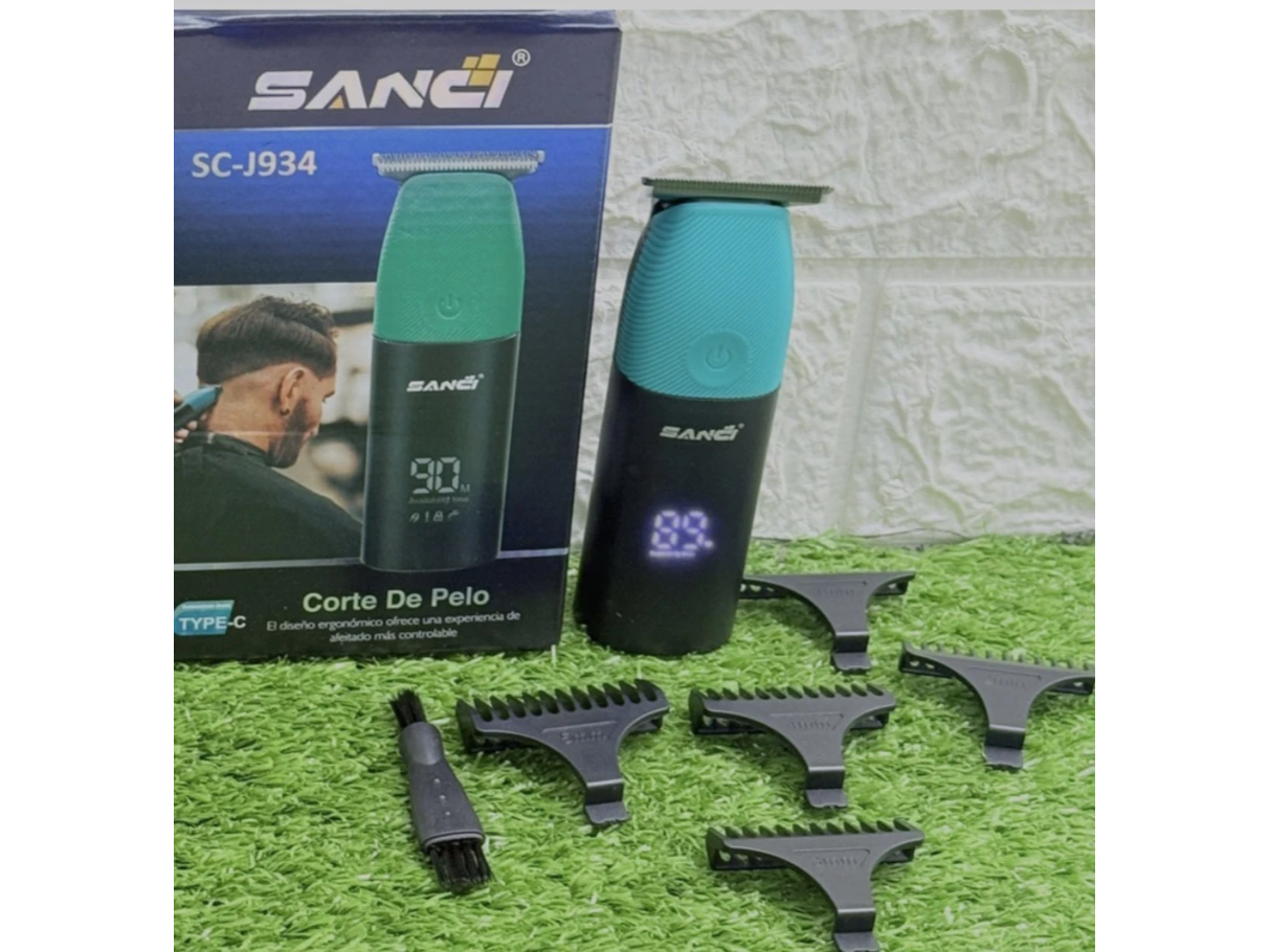 CORTADORA DE PELO RECARGABLE TIPO C 5W - SANCI - SC-J934
