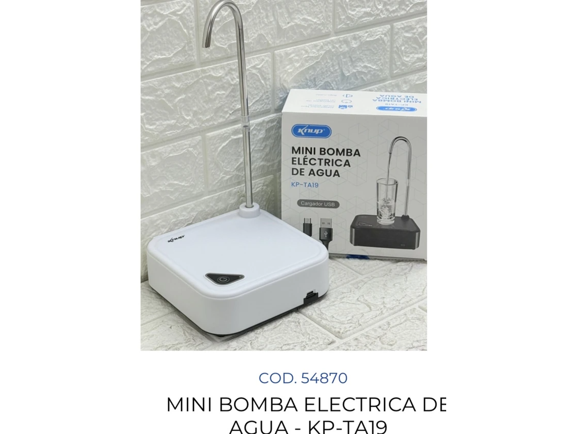 MINI BOMBA ELECTRICA DE AGUA - KNUP - KP-TA19