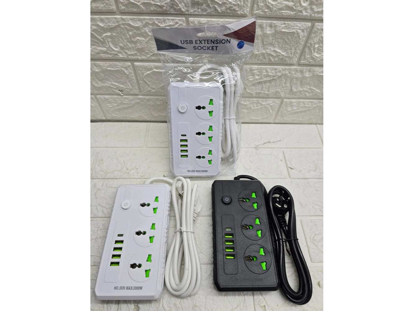 ZAPATILLA USB EXTENSION SOCKET 3000W