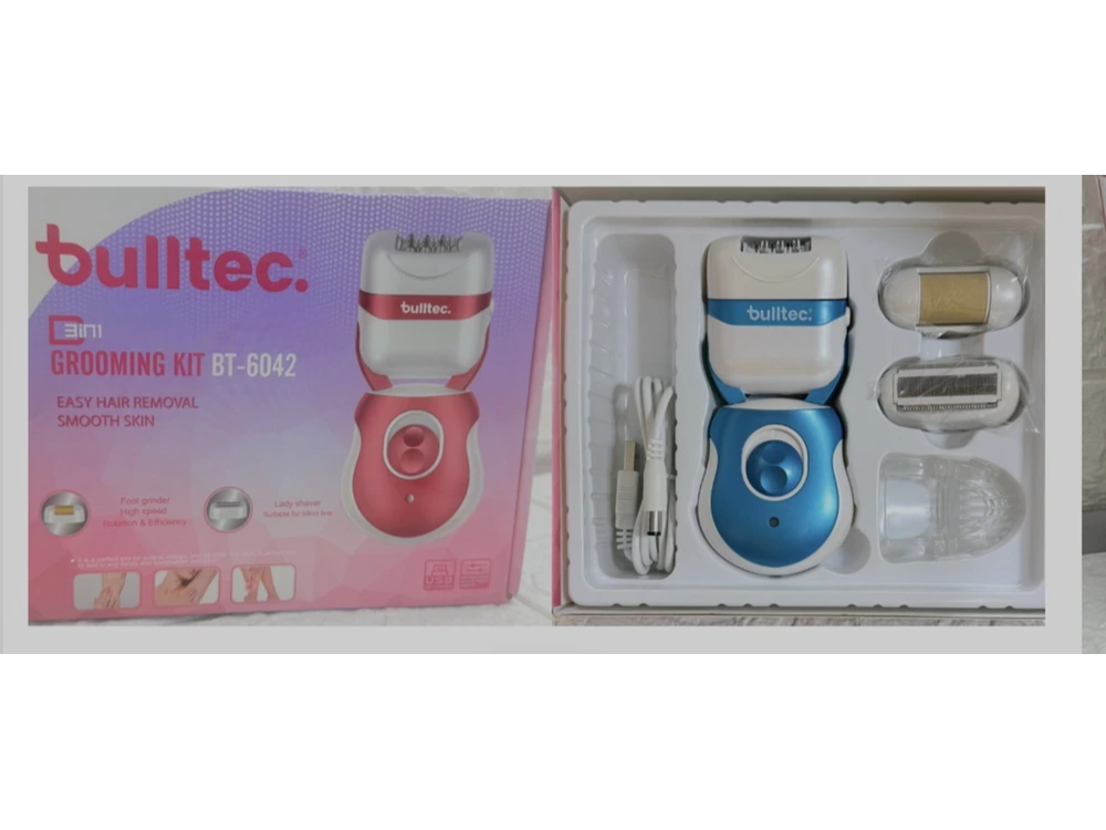 DEPILADOR ELECTRICO 3 EN 1 GROOMING KIT - BULLTEC - BT-6042