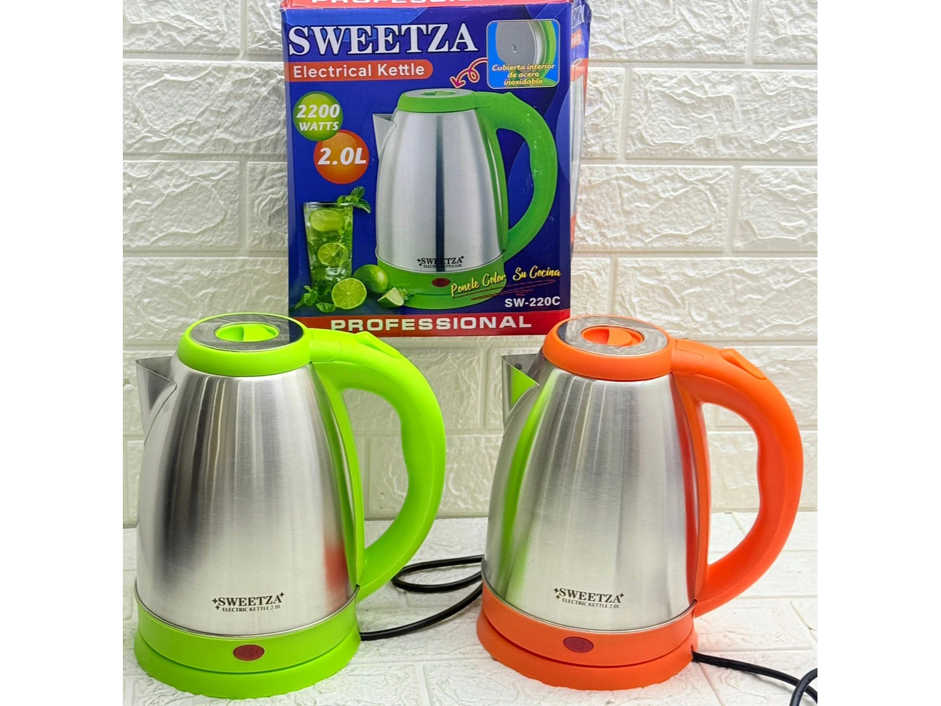 PAVA ELECTRICA 2LT 2200W - SWEETZA - SW-220C