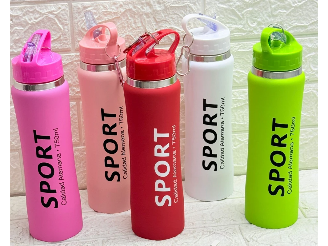 BOTELLA TERMICA SPORT C/ MOSQUETON 750ML - BELFORD - XL-8549