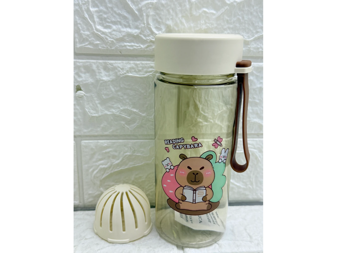 BOTELLA ACRILICO C/ FILTRO P/ PULPA-SEMILLAS - LELONG - SWX-033