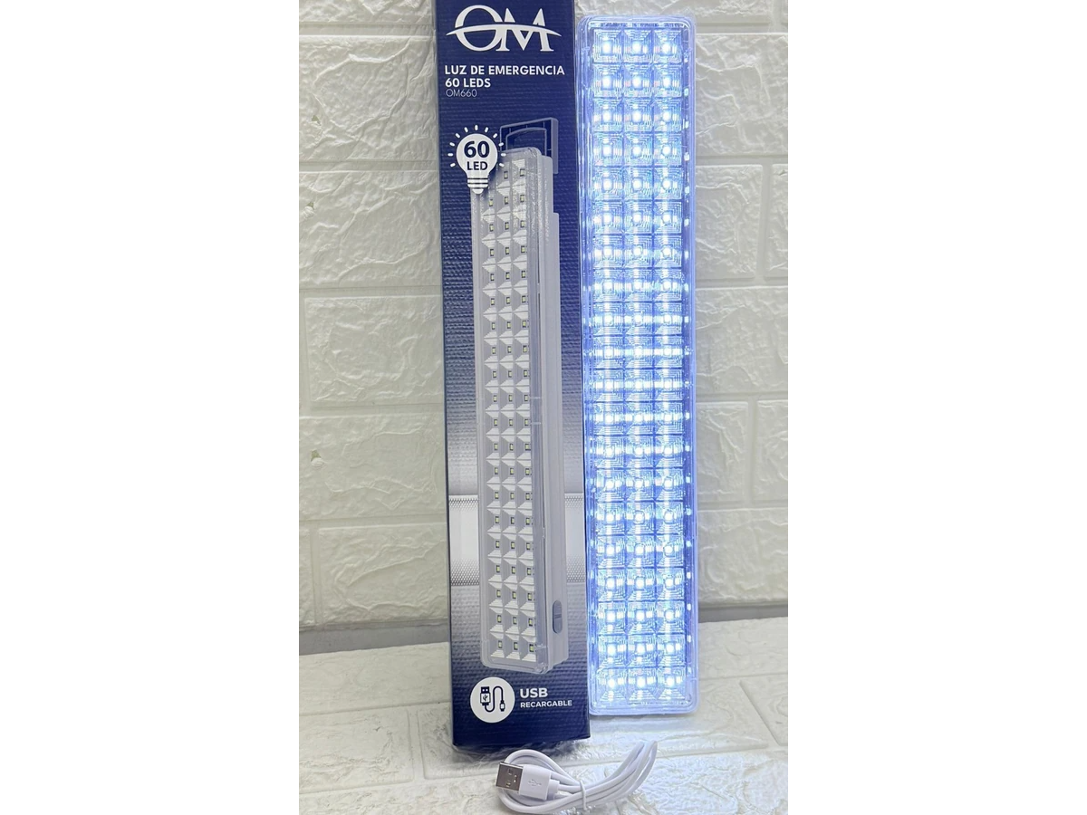 LUZ DE EMERGENCIA 60 LEDS - OM - OM660